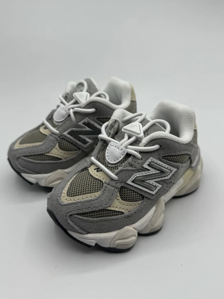 Sapatos infantis New Balance 9060 cinza pedra iv9060BA - Imagem 2 de 4