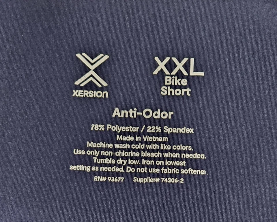 Pantalones Cortos Mujer XERSION Azul Bicicleta de Ejercicio Bolsillos TALLA XXL Poliéster Extra Grande Foto 2 de 3