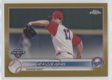 2022 Topps Pro Debut Chrome Gold Refractor 46/50 Gunnar Hoglund #PDC-155 0c2