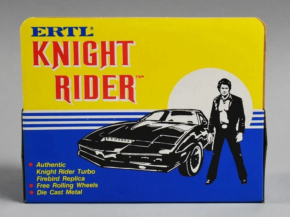 Vtg 1982 Original ERTL 1/25 Knight Rider Kitt Diecast Complete Box NOS - Image 2 of 3