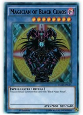 Moderately Played Magician of Black Chaos - YGLD-ENC01 - Ultra Rare - 1st Editio