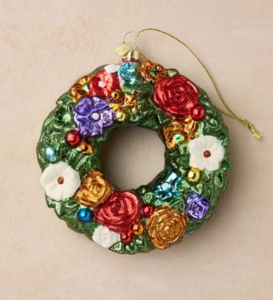 John Derian x Target Glass Wreath Ornament 2025 Christmas Holiday New in Box