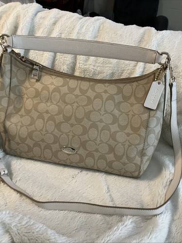 Coach F34899 Celest E/W Hobo convertibile in logo firmato e pelle - Foto 2 di 10