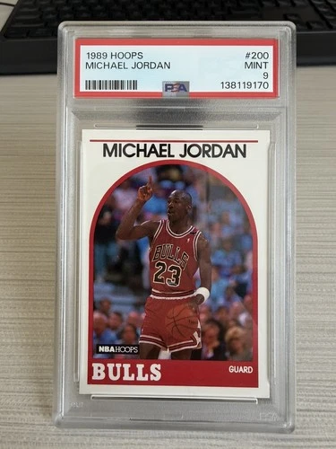 1989-90 Hoops #200 Michael Jordan PSA 9 Graded Basketball Card NBA Bulls 🔥🔥