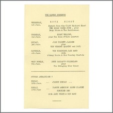 Ringo Starr Rory Storm & The Hurricanes 1960 Cavern Club Handbill (UK)