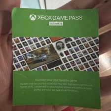 Xbox Game Pass Ultimate   1 Month Membership - New Users Only