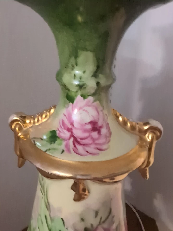 Lámpara de mesa Mid Century pintada y firmada a mano Foto 4 de 4