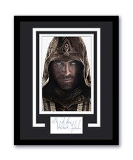 Assassin's Creed Michael Fassbender Autographed Signed 11x14 Framed Photo ACOA