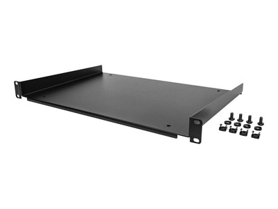 StarTechcom Rackregal 19'' 1U Schrankablage Rack 19'' Freischwinger für