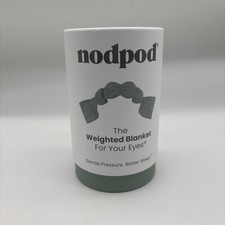 Nodpod Gentle Pressure Sleep Mask Patented Light Blocking Design Sage Cotton