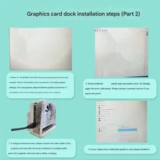 PCIe 5.0 x4 DOCK OC7 128GB/s Laptop External Graphics Card Gaming GPU Do