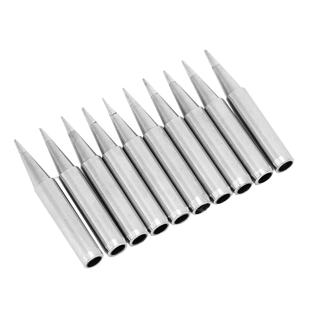 10pcs Lead Free Solder Iron Tip Set Soldering Iron Tip Welding Tool Accessory