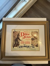 Errol Flynn Adventures OfDon Juan Beautifully Framed Lobby Card Errol Flynn Adventures OfDon Juan Beautifully Framed Lobby Card
