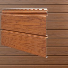 Fassadenverkleidung Canadian Siding MAX3 Rundprofil 2-Brett 3,85 m St. goldbraun