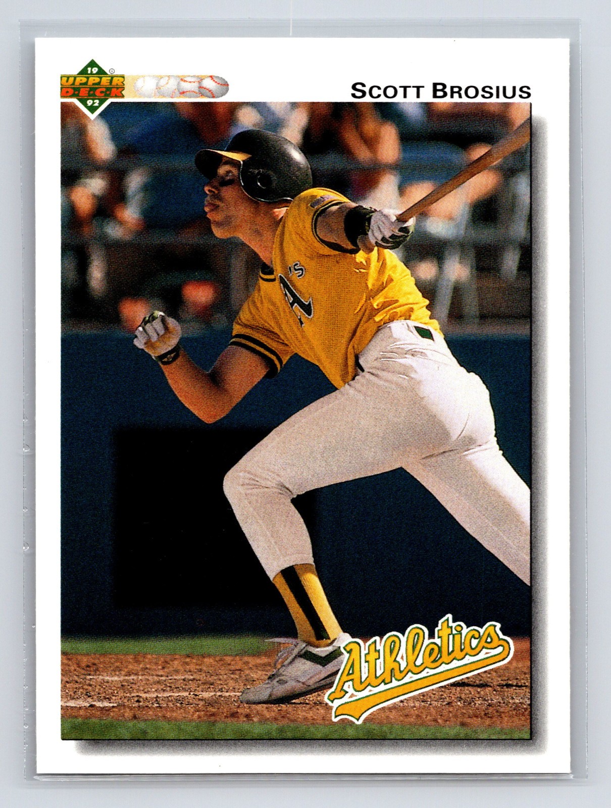 1992 Upper Deck - Scott Brosius #312 Gold Hologram (RC)