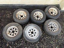 6x Classic Mini Weller Wheels 6 x 10” Austin Mini Ministox Race Rally Trailer