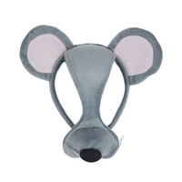 Mouse Mask & Sound (H/B) - Fancy Dress Costume Accs Neu