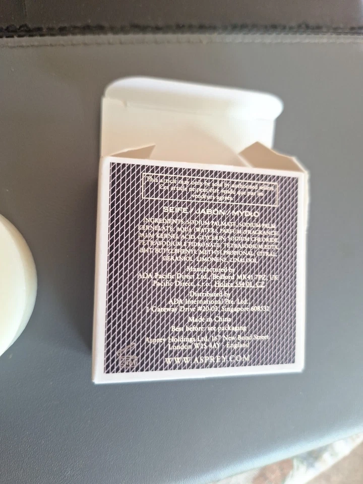 Jabón de agua púrpura Asprey London 30 g 1,05 OZ peso neto Foto 3 de 4