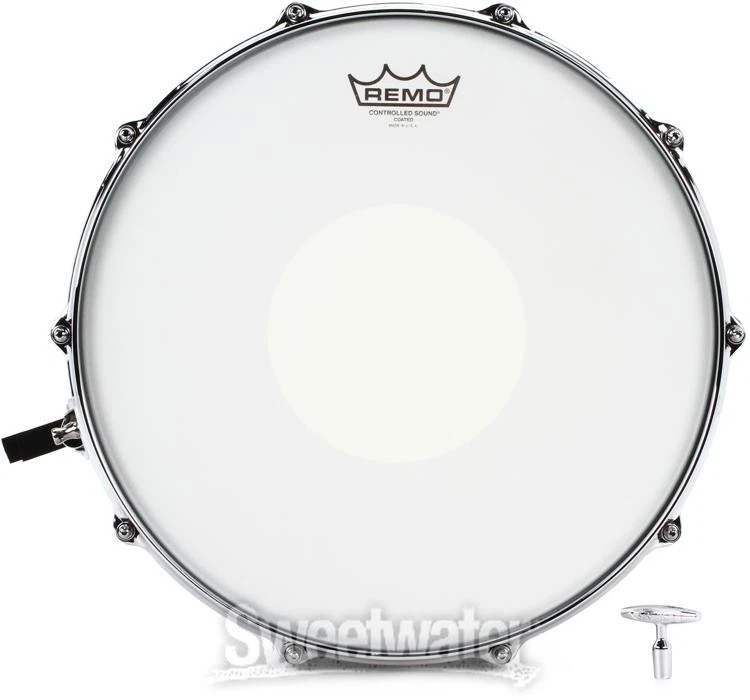 Tambor Gretsch martillado de acero negro - 8" x 14" Foto 2 de 4