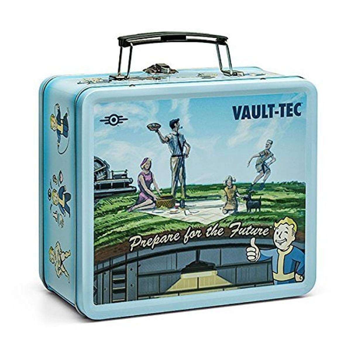 Fallout Shelter Vault-Tec Prop Replica Tin Tote Collectible Lunch