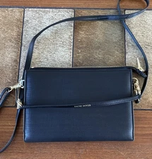 New Dagne Dover Micah Crossbody Core Bag Black Neoprene Handbag Purse Wallet