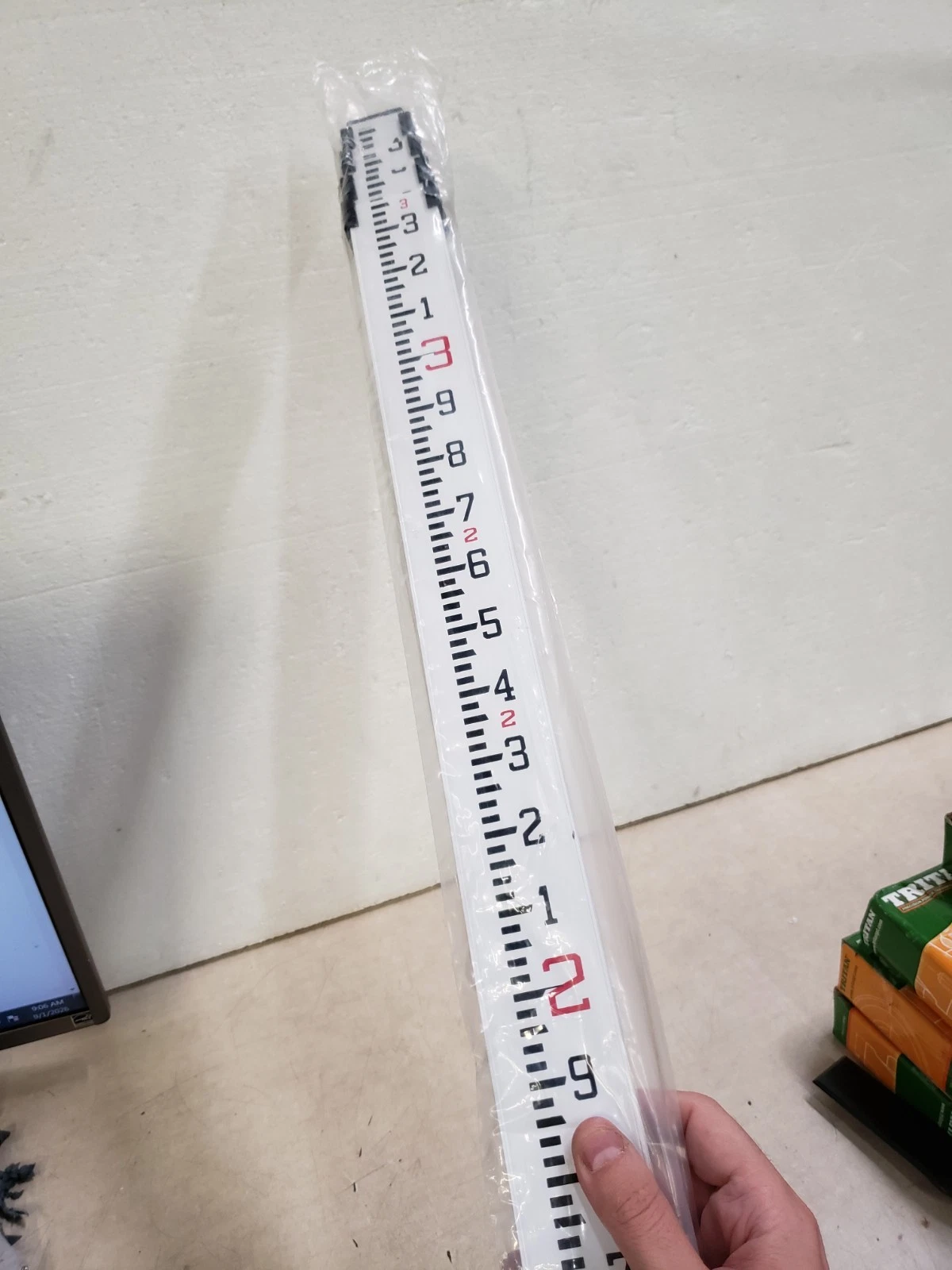 Sitepro 16' Aluminum Survey Level Rod Stick TENTHS - product detail image 4