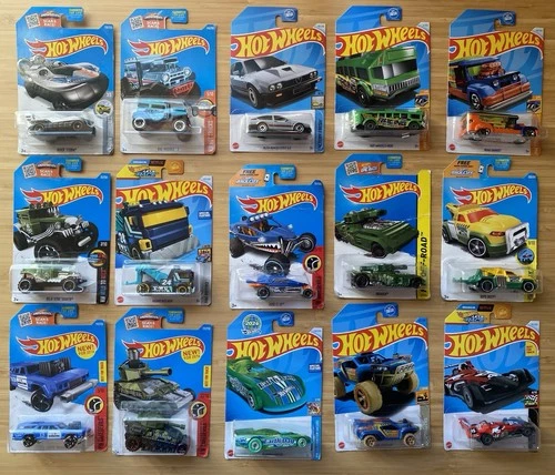 LOT OF 15 HOT WHEELS VEHICLES COLLECTION VINTAGE RARE NO RESERVE AUCTION