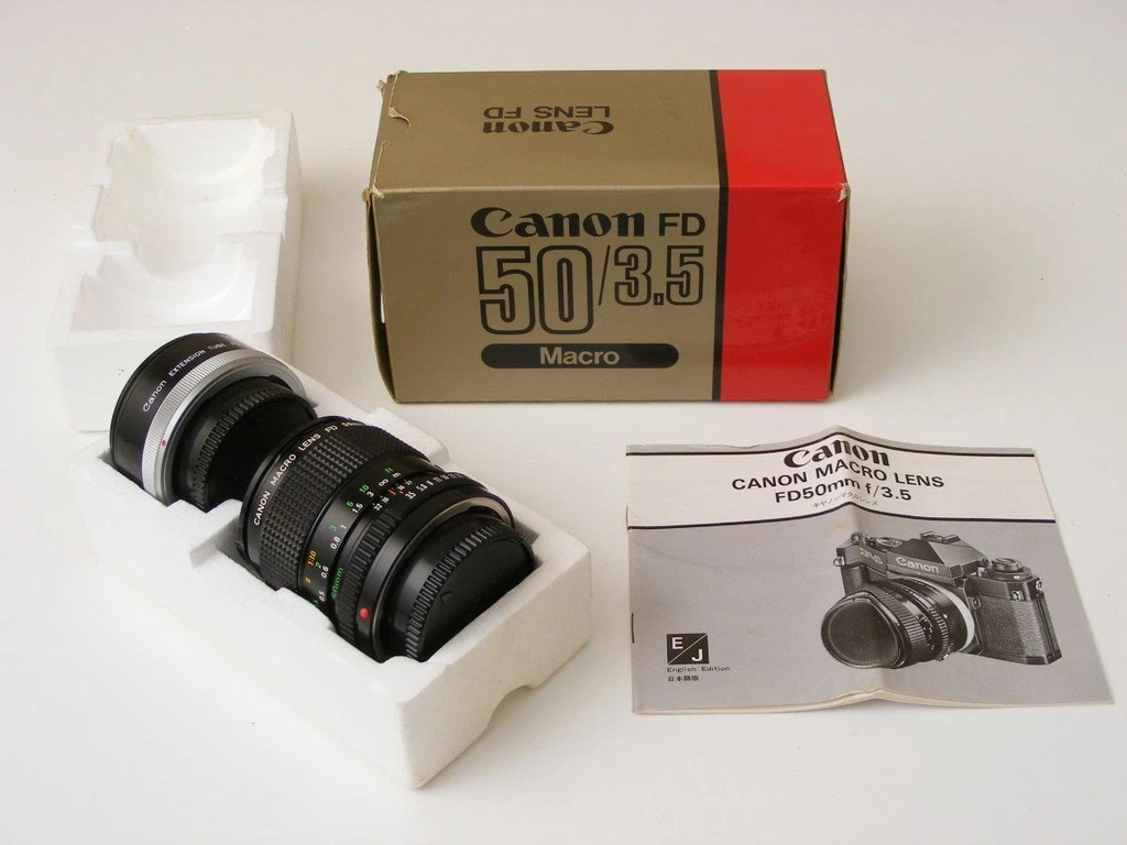 Canon FD f/3.5 Camera Lenses 50mm Focal for sale - eBay