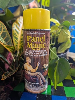 Vintage Panel Magic Aerosol Cleaning Spray Works! Movie prop