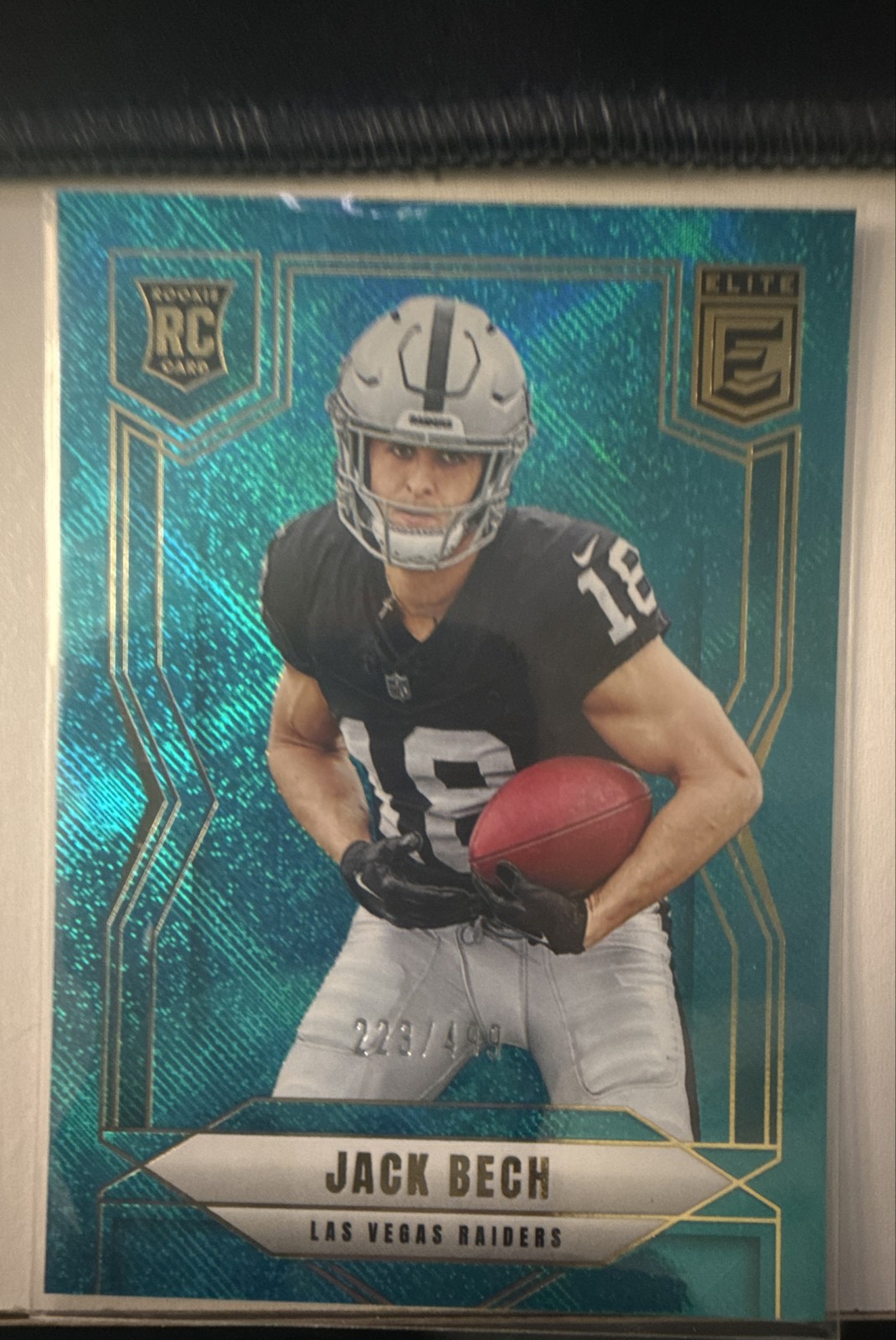 2025 Panini Donruss Elite - Rookies Jack Bech #177 Teal Matrix /499 (RC)
