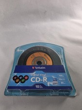 Verbatim CD-R 10 Pack Digital Vinyl 700MB 52X 80-Min Mini Albums.