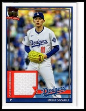 2026 #91R-RS Roki Sasaki Baseball 35th Anniversary Relics (Series One)