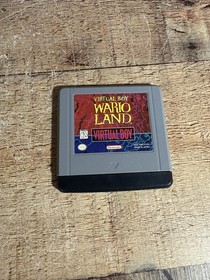 Wario Land - Virtual Boy Game And Manual TESTED WORKING SEE PICS