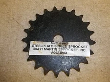 Martin 60A21 Steel Plate Single Row Sprocket *FREE SHIPPING*