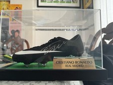 Authentic Signed Cristiano Ronaldo Boots with Certificate of Authenticity