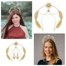 Queen Bridal Headband Hairband Female Headpiece Vintage Headdress