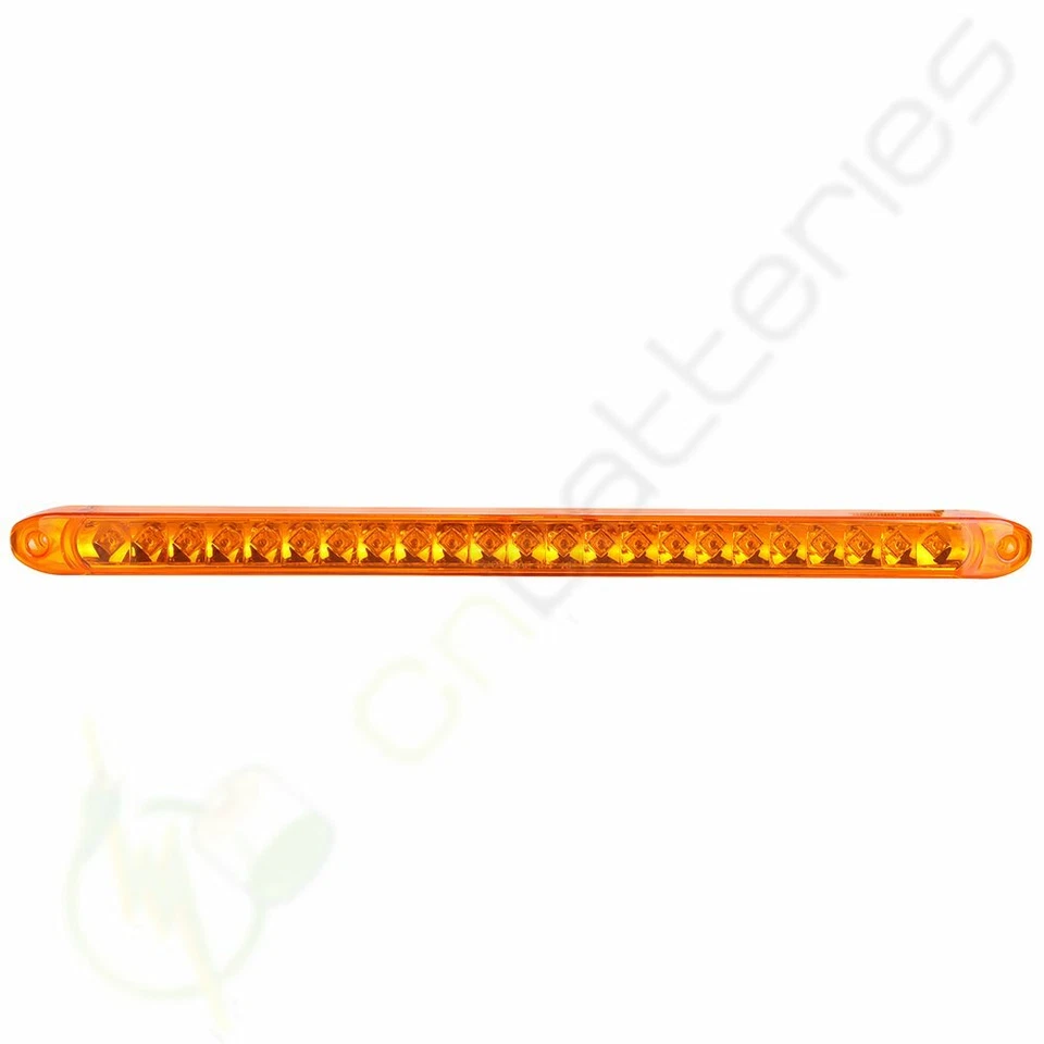 Qty2 Sumergible Amarillo 23 LED Barra de Luz Parada Giro Trasero Freno Luz Camión 17" Foto 4 de 4