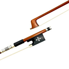 2pcs 4/4 Copperviolin bow Pernambuco Wood, Ebony frog with inlayed