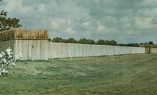 General George Custer Postcard A Likeness Stockade of Fort Kearny Nebraska