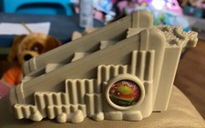McDonalds Happy Meal Toy 2013 TMNT Raphael Gray Fingerboard Ramp Steps A1