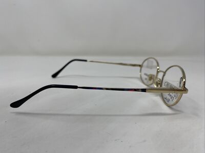 Toscani SW40 BLUE 52-19 Demi Blue/Gold Metal Full Rim Eyeglasses