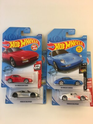 Hot Wheels Porsche 944, 918, Carrera, Panamera - Variations. FREE U.S. Shipping