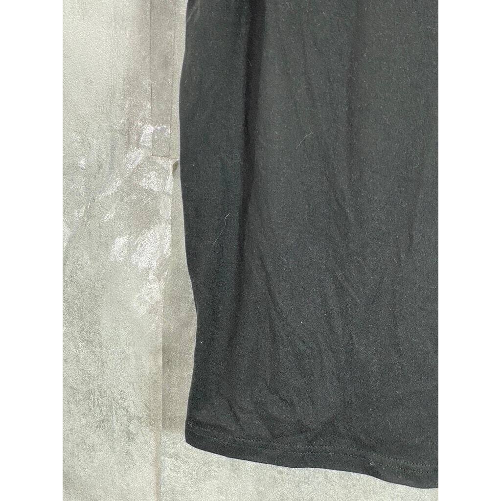 EDDIE BAUER Men's Black Solid Basic Crewneck Shor… - image 7