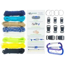 Paracord Outdoor Survival Bracelets with Buckles  - DIY Kit Parachute Cord Lot