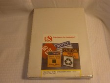 USI Opti Clear Laminating Pouches 70ct 9x11 1/2 Letter w Rounded Corners 5 mil