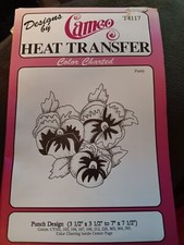 Heat Transfer T4117 Pansy Designs by Cameo