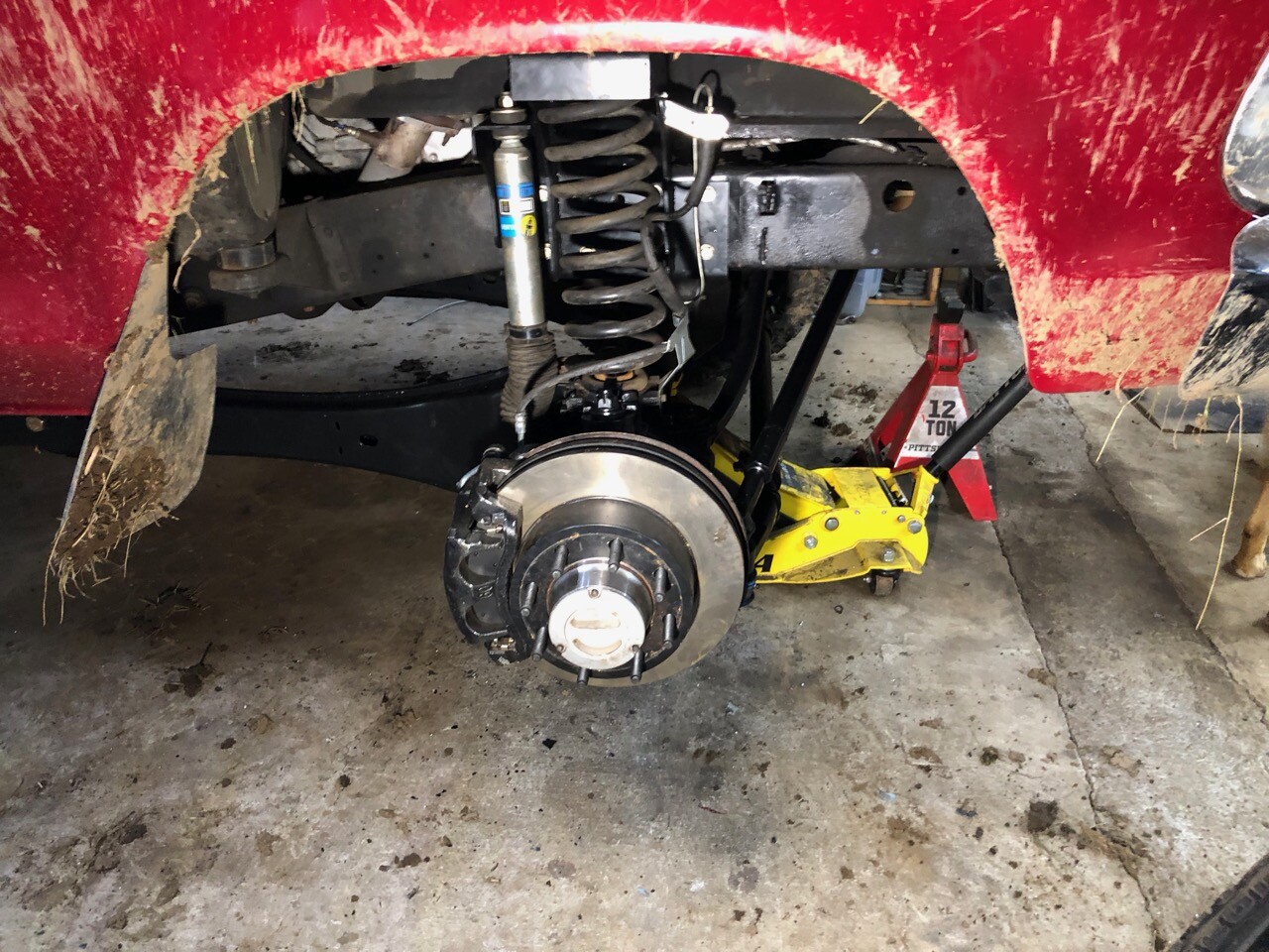 Ford Highboy Super Duty Axle conversion kit. 05+ coil spring axle in 67