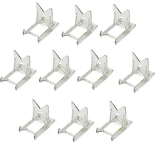 (10-Count) CSP 2-Piece Trading Card Stands - Dynamic Adjustable Display Stand