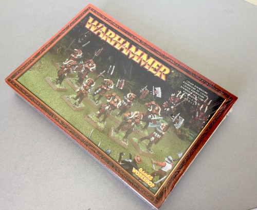 VINTAGE#Warhammer Fantasy Chaos Beastmen Khorngors Regiment#FACTORY SEALED