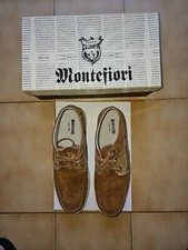 Mens Elegant Suede Shoe, Color: Leather, Size EU: 40.